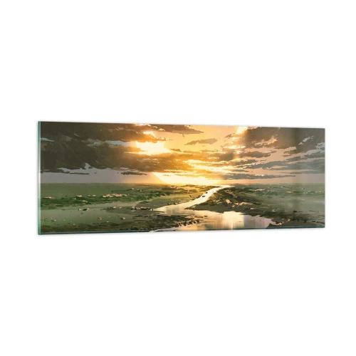 Üveg kép - Valahol egy messzi-messzi galaxisban - 90x30 cm