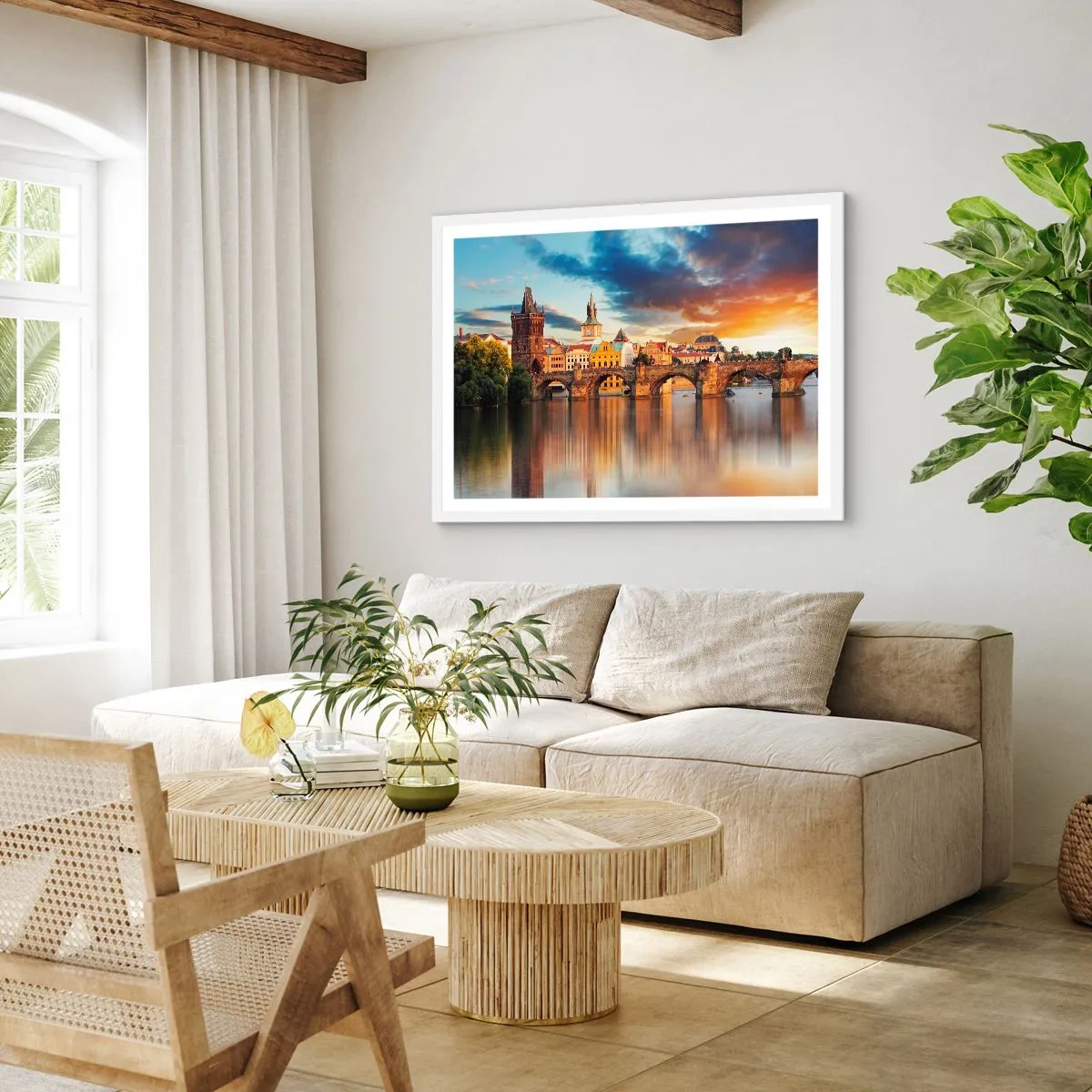 Poszter fekete keretben - Évszázadok óta gyönyörű - 70x50 cm