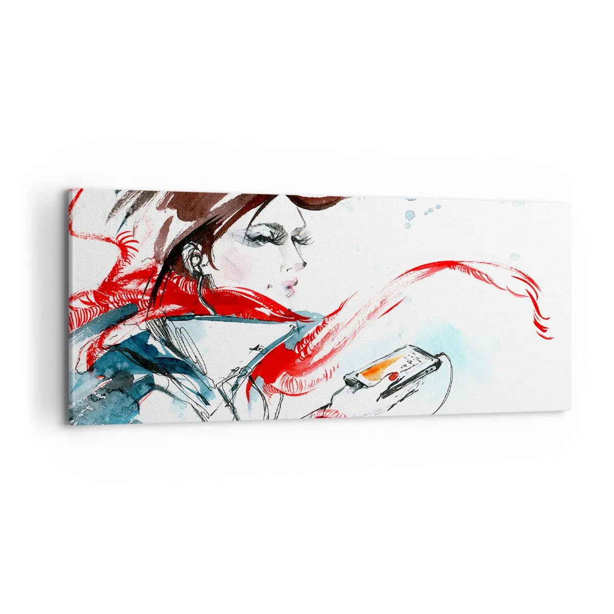 Vászonkép - Valami játszik bennem - 100x40 cm