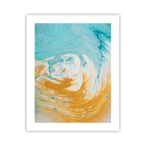 Poszter - Pasztell örvény - 40x50 cm
