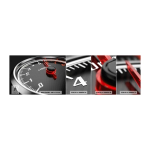 Fotótapéta Minta Standard Eco - Padlógáz - Autóipari, Sebességmérő, 3D - 100x30 cm