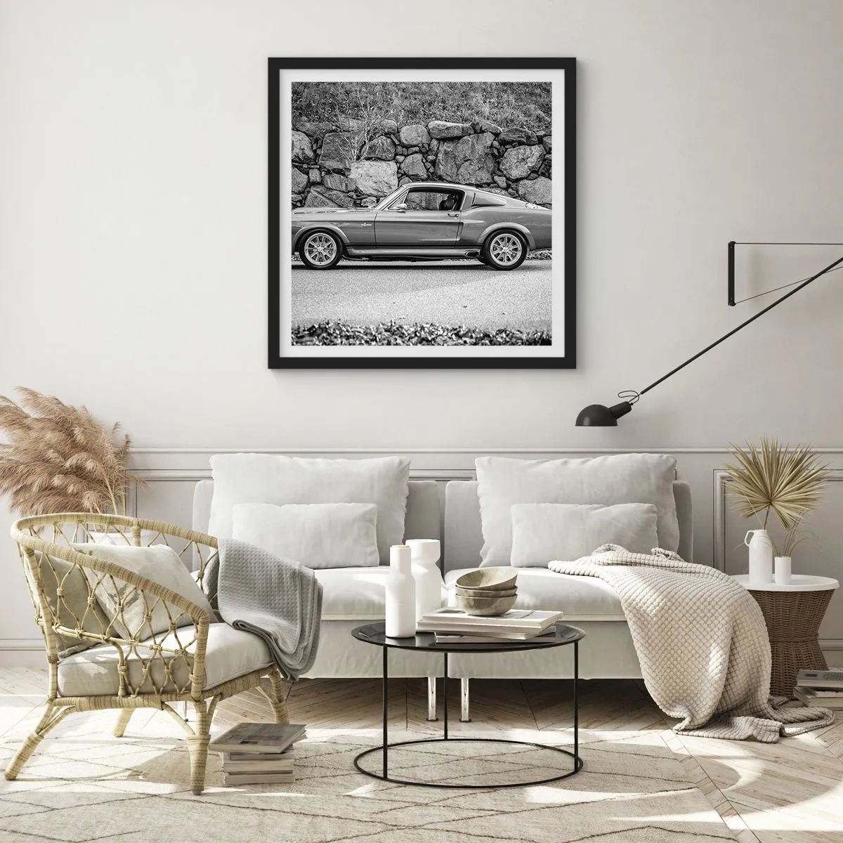 Poszter fehér keretben - A 60-as évek legendája - 40x40 cm