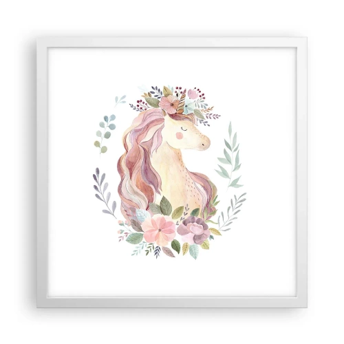 Poszter fekete keretben - Meghívás a tündérmesék világába - 40x40 cm