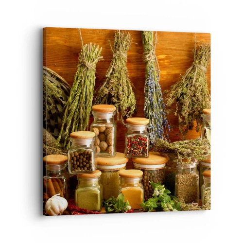 Vászonkép - Konyhai varázslatok - 30x30 cm