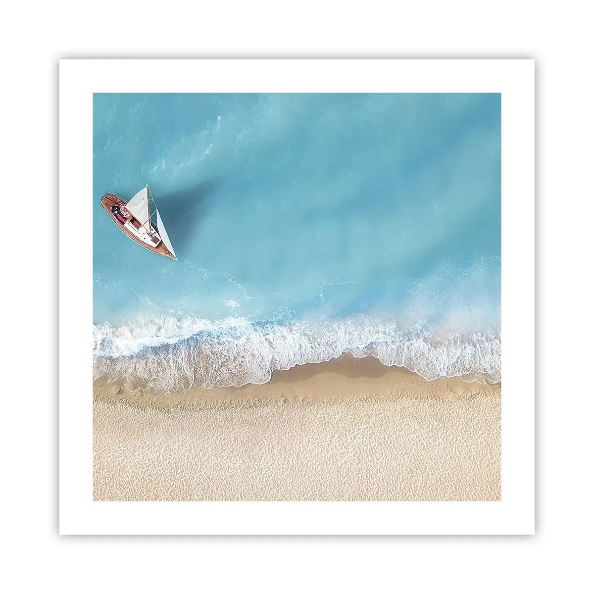 Poszter - A kék és az arany határán - 50x50 cm