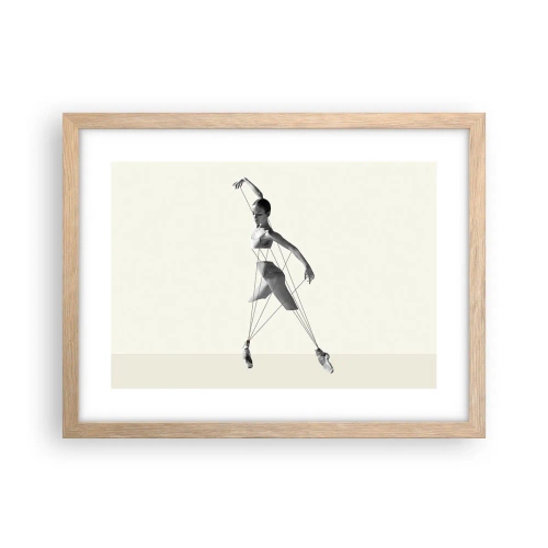 Poszter világos tölgy keretben - A világ színházában - 40x30 cm