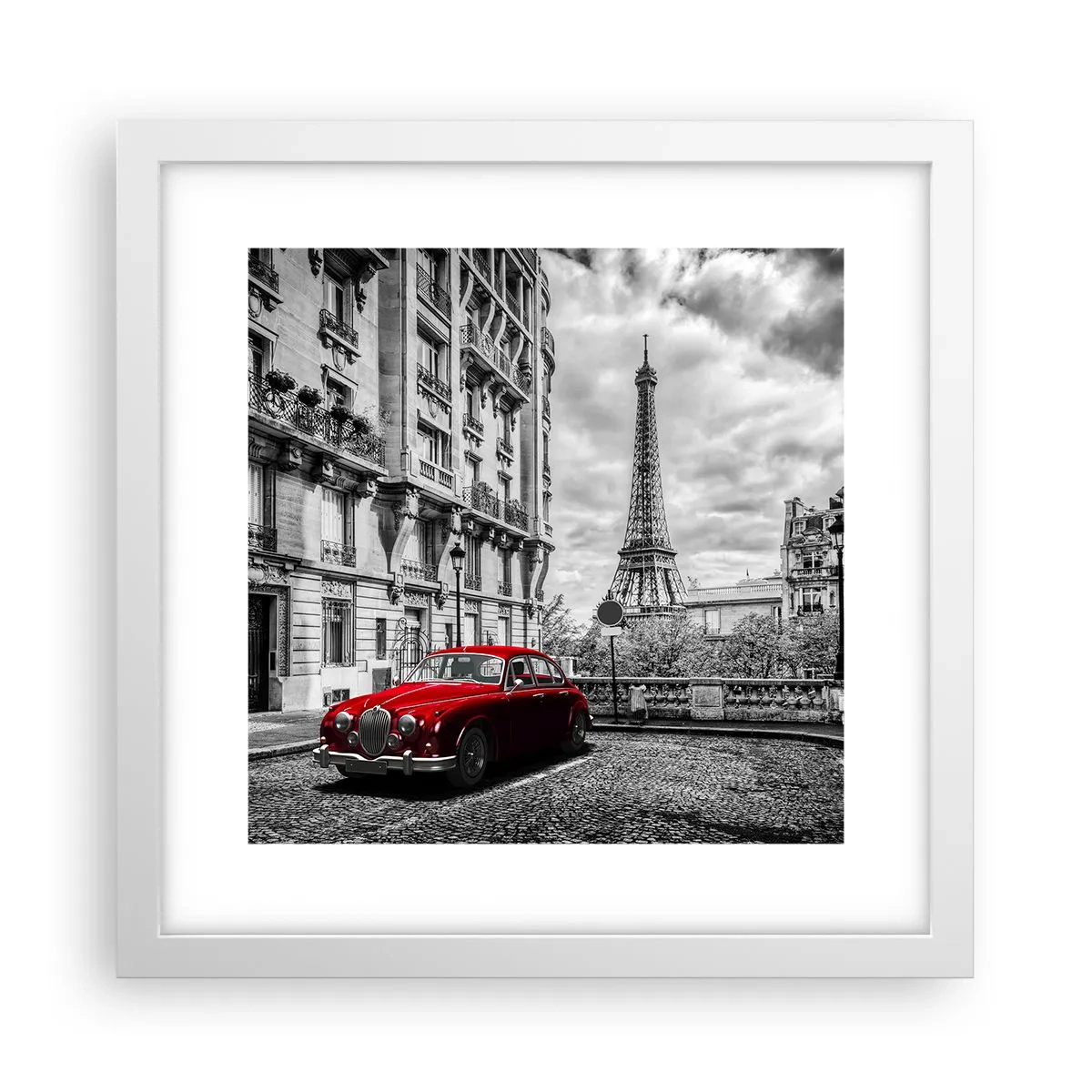 Poszter fekete keretben - Ragadozó a városban - 30x30 cm