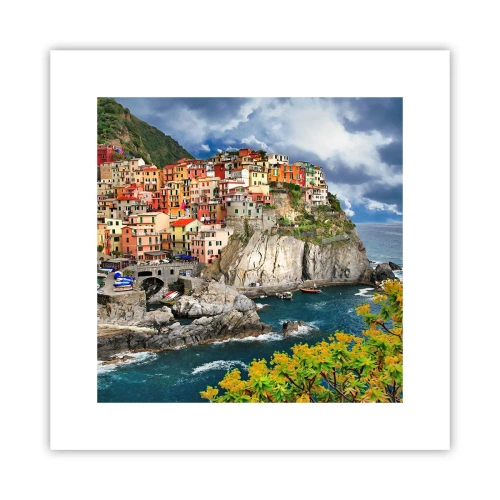 Poszter - Egy csoport a sziklákra simulva - 30x30 cm