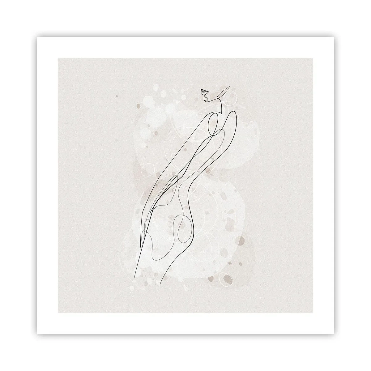 Poszter - Eltévedni nézésben - 50x50 cm