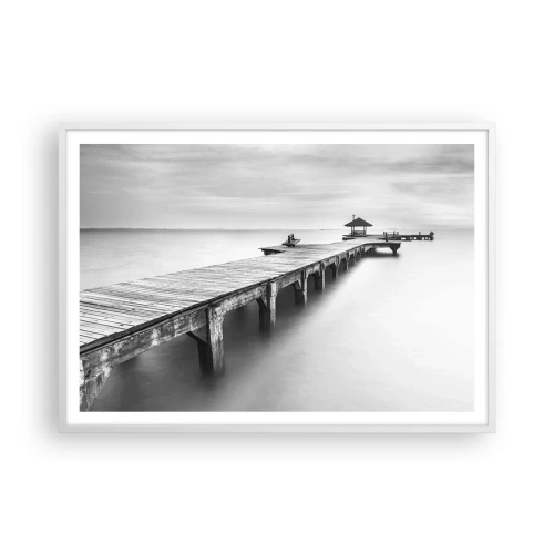 Poszter fekete keretben - A távolba - 100x70 cm