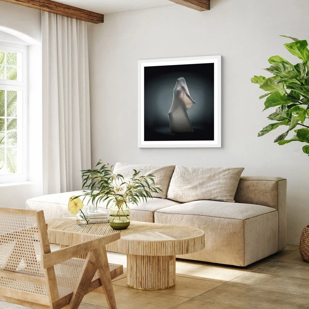 Poszter fekete keretben - Rejtett vágyak - 40x40 cm