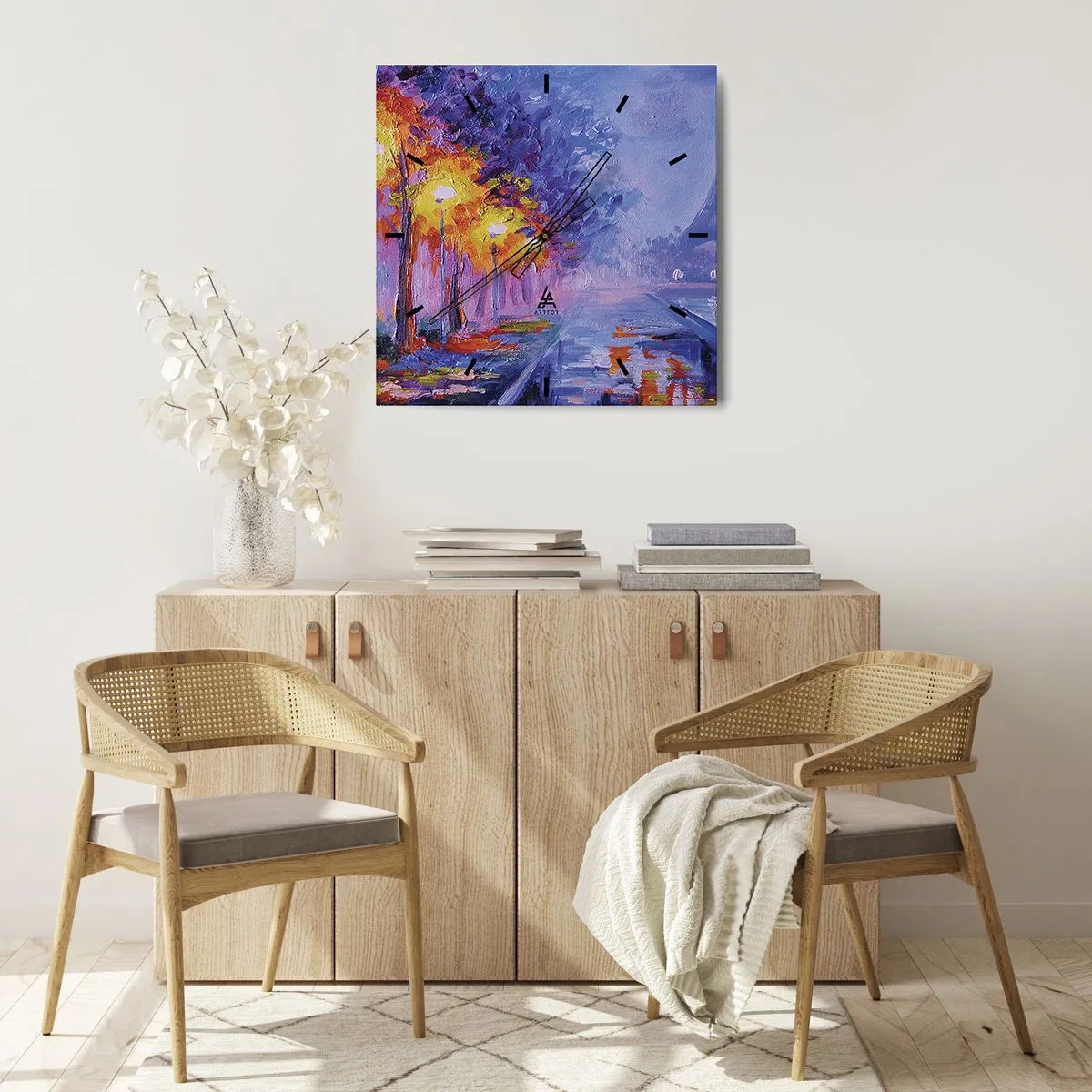 Falióra, Óra - Egy álomséta - 40x40 cm