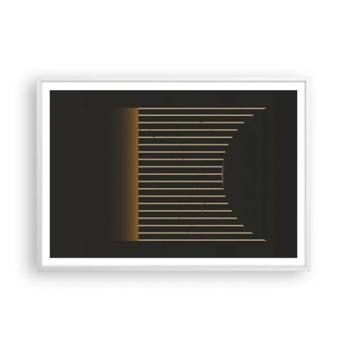 Poszter fekete keretben - Fedezze fel a sötétséget - 100x70 cm