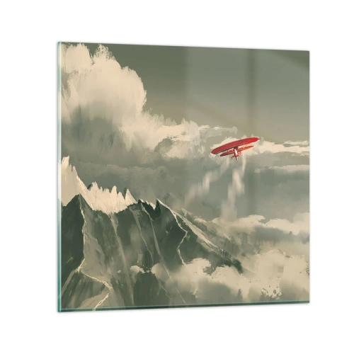 Üveg kép - Rettenthetetlen úttörő - 30x30 cm