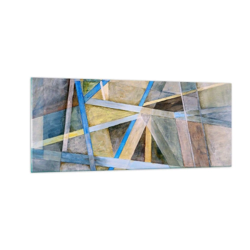 Üveg kép - Egyenesen vagy átlósan? - 100x40 cm