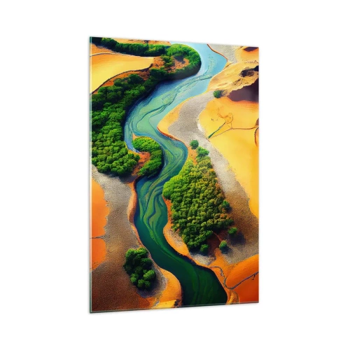 Üveg kép - Életetadó folyó - 70x100 cm