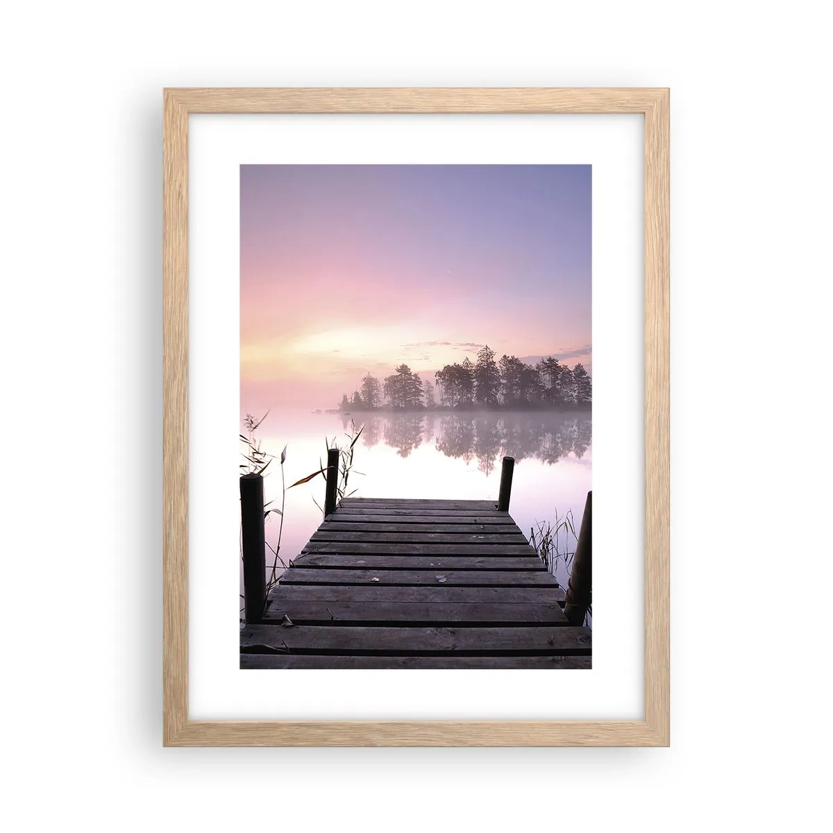 Poszter világos tölgy keretben - A lila ködből... - 30x40 cm