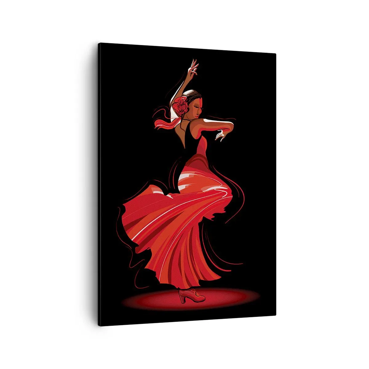 Vászonkép - A flamenco tüzes szelleme - 50x70 cm