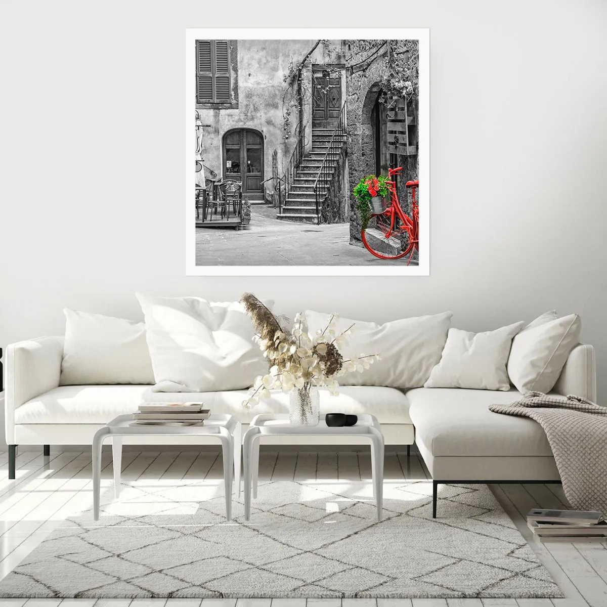 Poszter - Toszkán sikátor - 50x50 cm