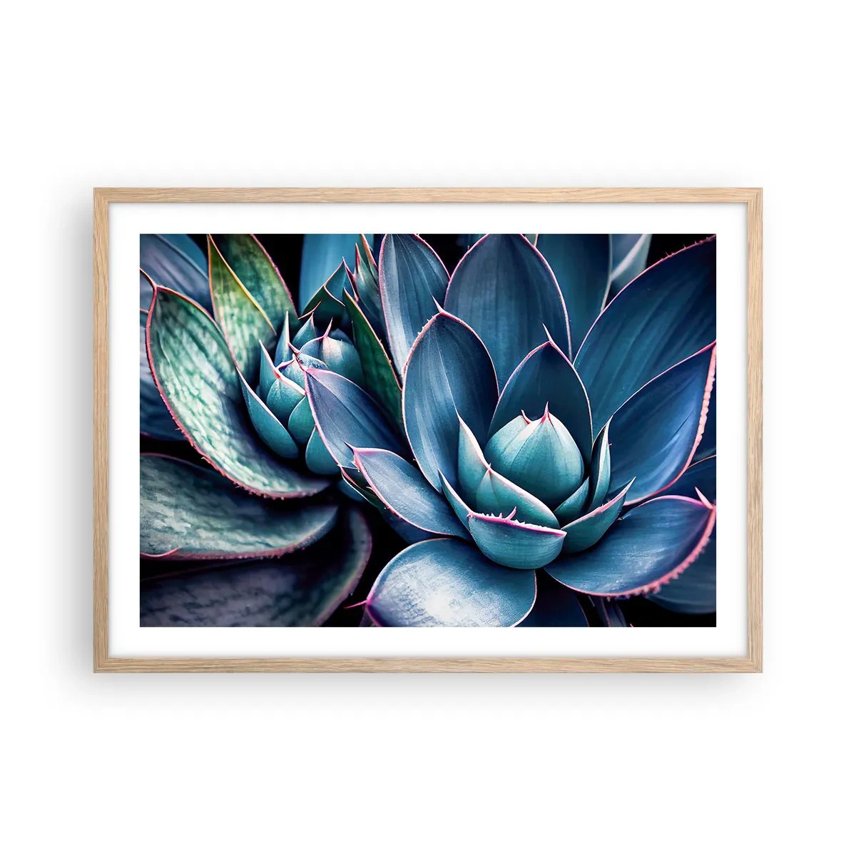 Poszter világos tölgy keretben - Életerő - 70x50 cm