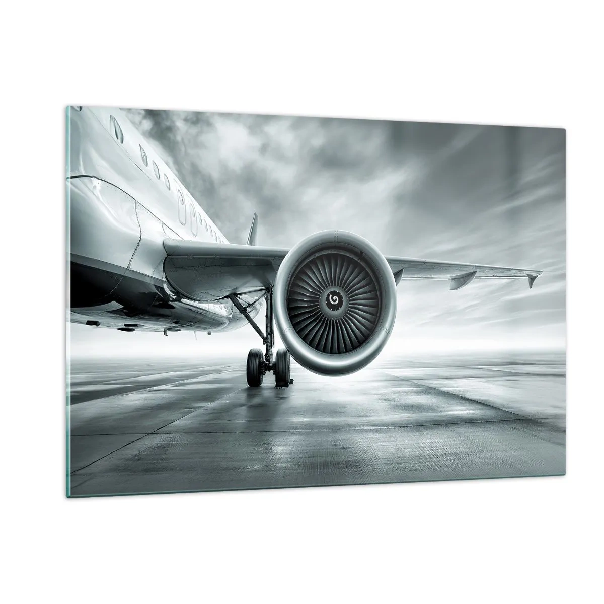 Üveg kép - Van erő! - 120x80 cm