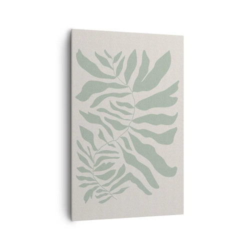 Vászonkép - Smaragdzöld ág - 80x120 cm