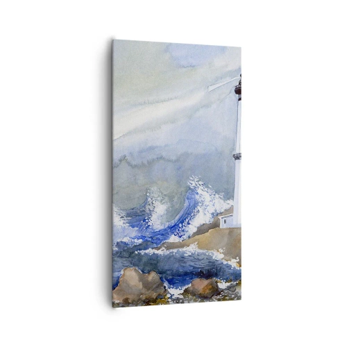Vászonkép - A sötétséggel és a viharral szemben - 65x120 cm
