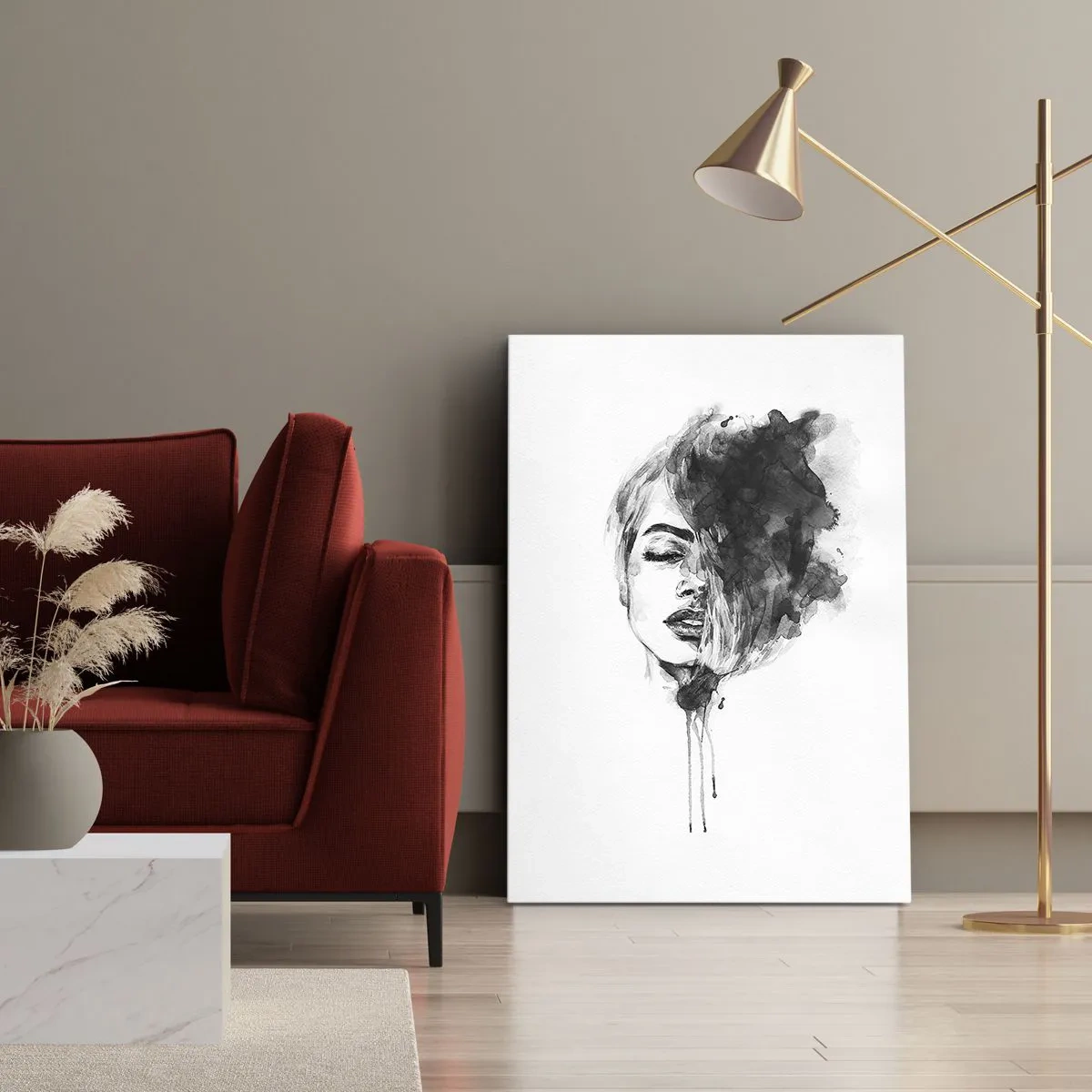 Vászonkép - Miről álmodozik egy lány - 55x100 cm