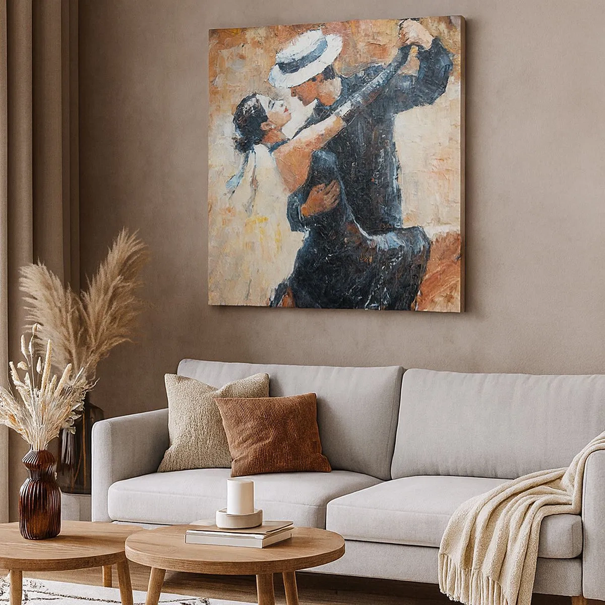 Vászonkép - A la Rudolf Valentino - 30x30 cm