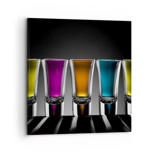 Vászonkép - Az öröm színei - 70x70 cm