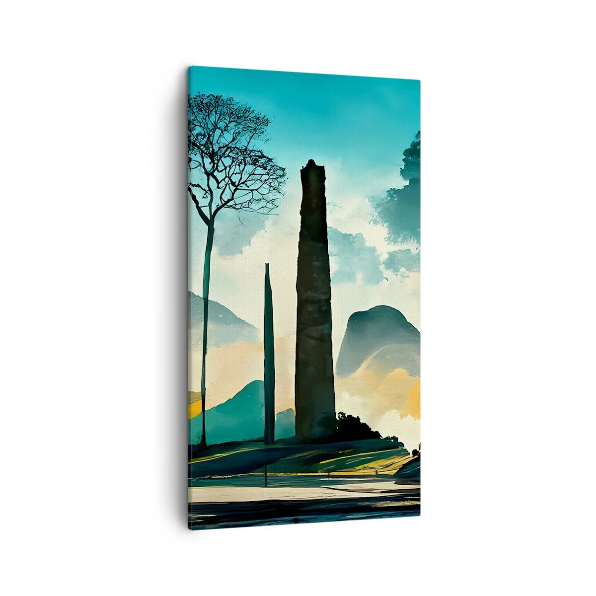 Vászonkép - Mindíg magasabbra és magasabbra - 45x80 cm