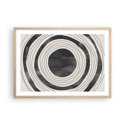 Poszter világos tölgy keretben - A legmélyén - 70x50 cm