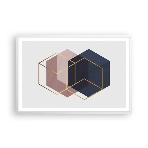 Poszter fekete keretben - Az egyszerűség ereje - 91x61 cm