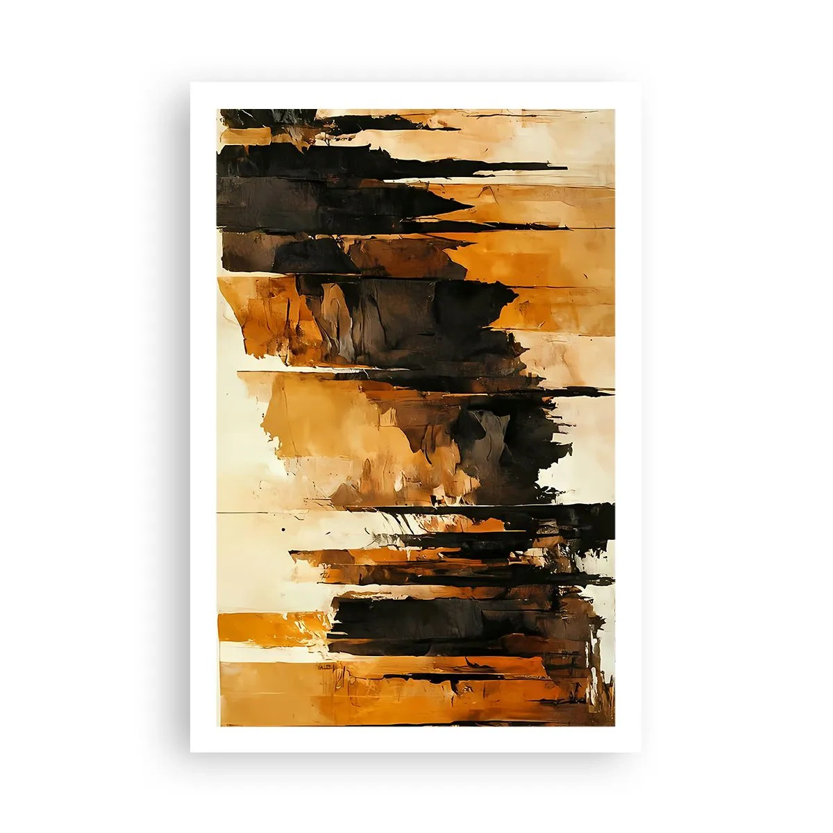 Poszter - A fekete és az arany harmóniája - 61x91 cm