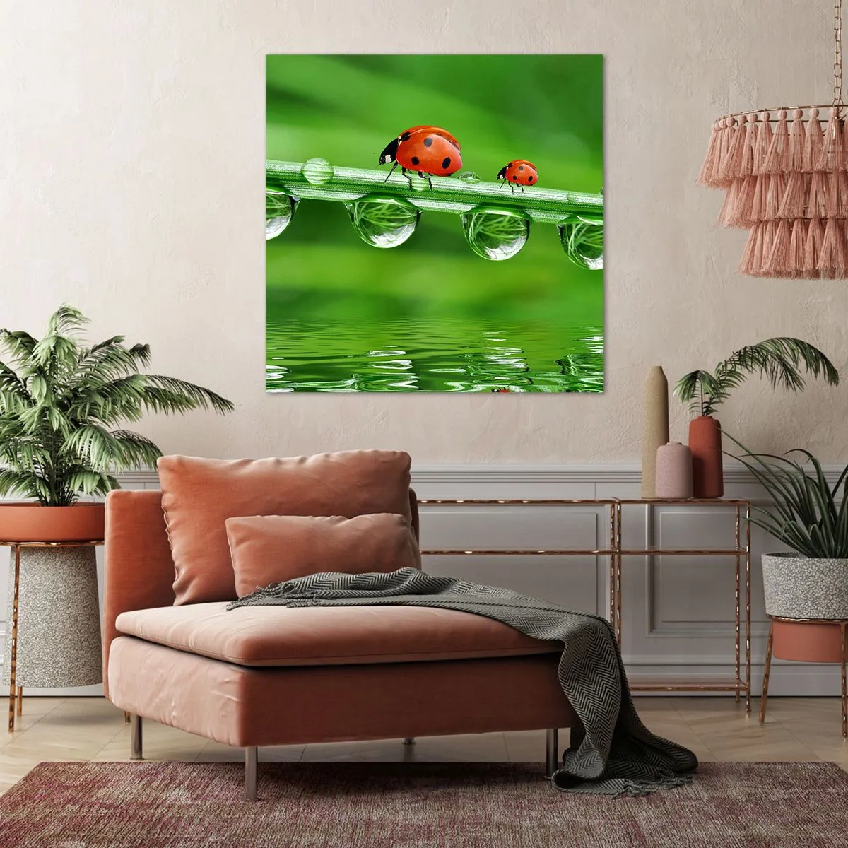 Vászonkép - Egész nyáron az úton - 70x70 cm