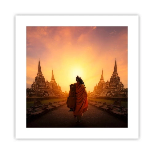 Poszter - Nyugalomban a végtelenségen át - 40x40 cm