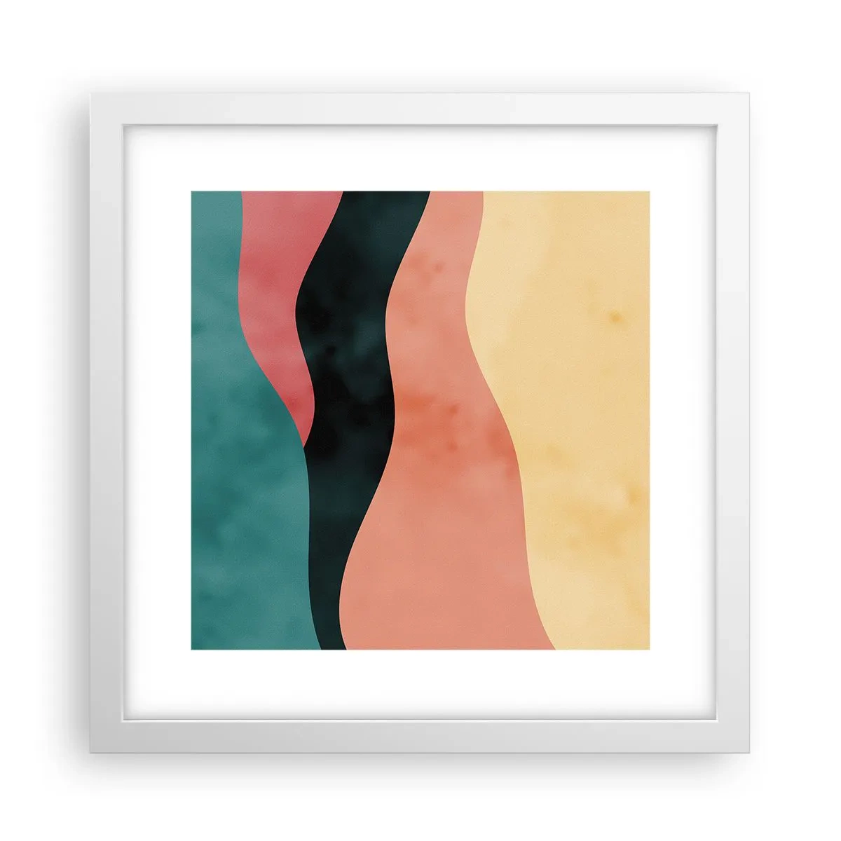 Poszter fekete keretben - Megfelelő összeegyeztethetetlenség - 30x30 cm