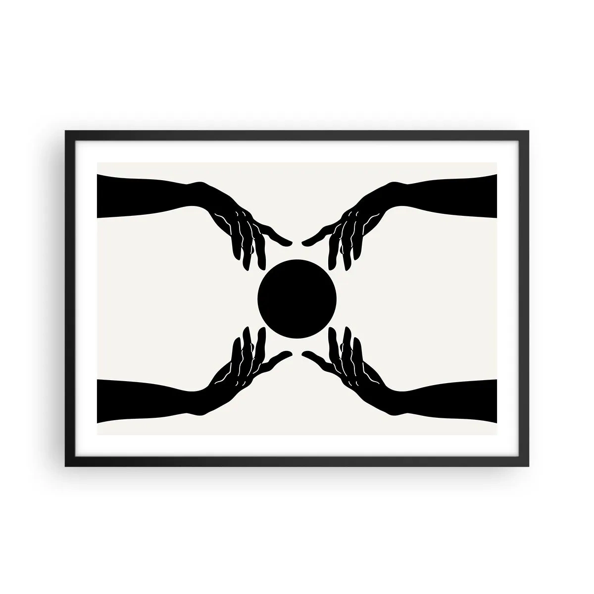 Poszter fehér keretben - Egy titkos jel - 70x50 cm