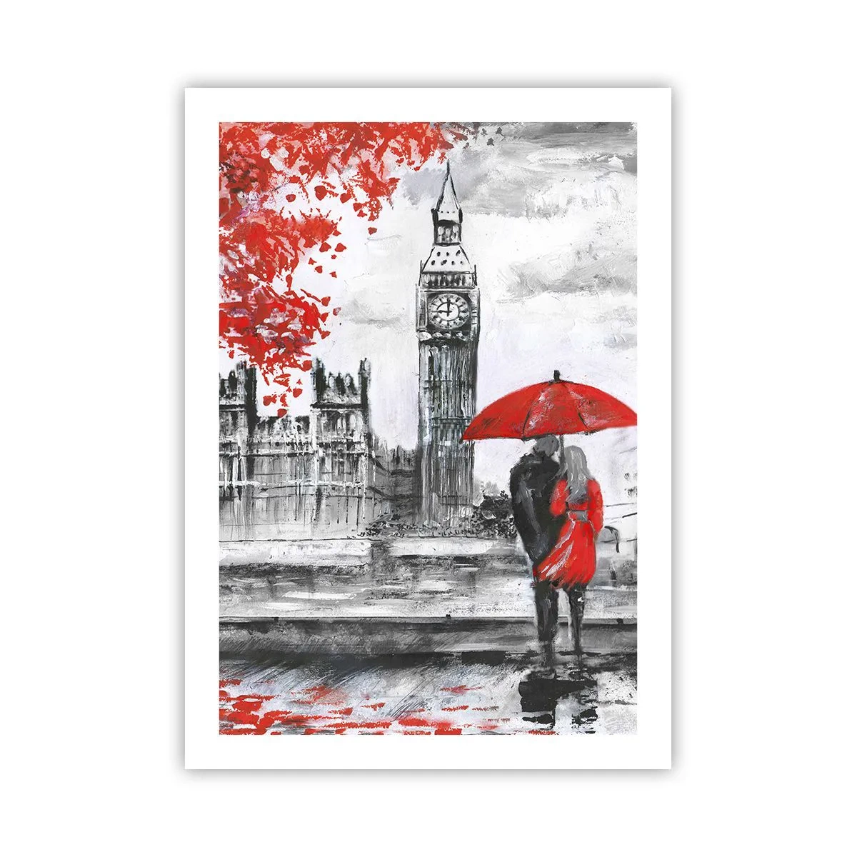 Poszter - Szerelmesek Londonban - 50x70 cm