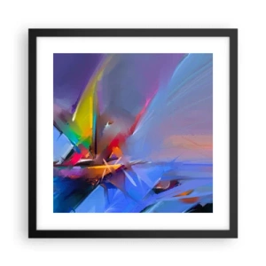 Poszter fehér keretben - Propellerek, mint a madár - 40x40 cm