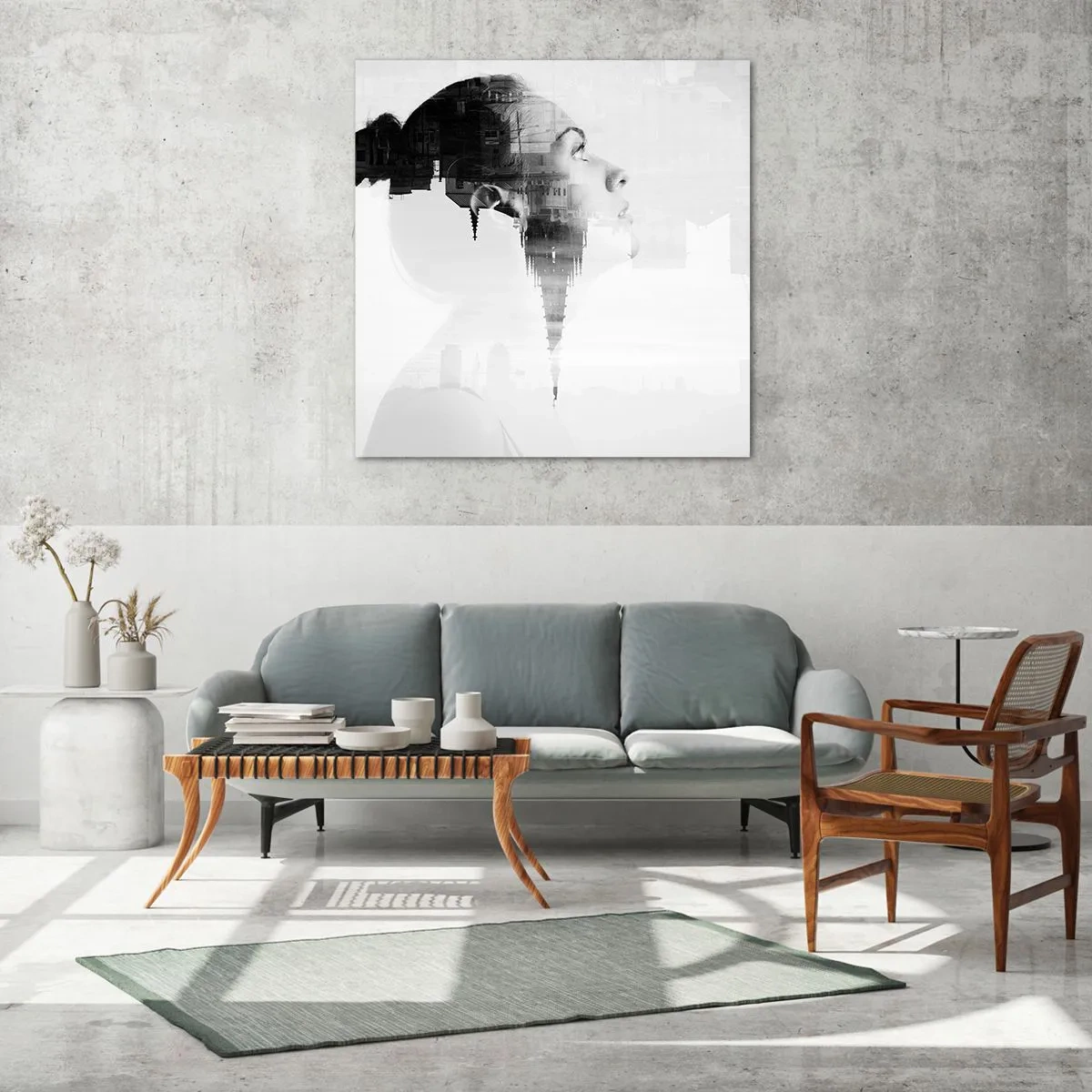 Üveg kép - Az üveg mind a két oldalán - 60x60 cm