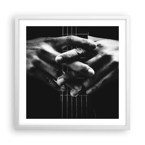 Poszter fekete keretben - Művész imája - 50x50 cm