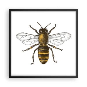 Poszter fehér keretben - Gyönyörű és jó - 50x50 cm