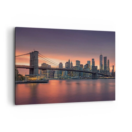 Vászonkép - Lila csendbe merülve - 120x80 cm