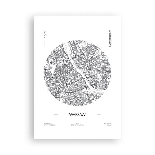 Poszter - Varsó anatómiája - 70x100 cm