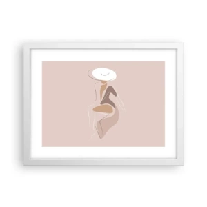 Poszter fekete keretben - Egy hölgynek lenni - 40x30 cm