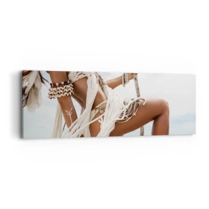 Vászonkép - A nap papnője - 90x30 cm