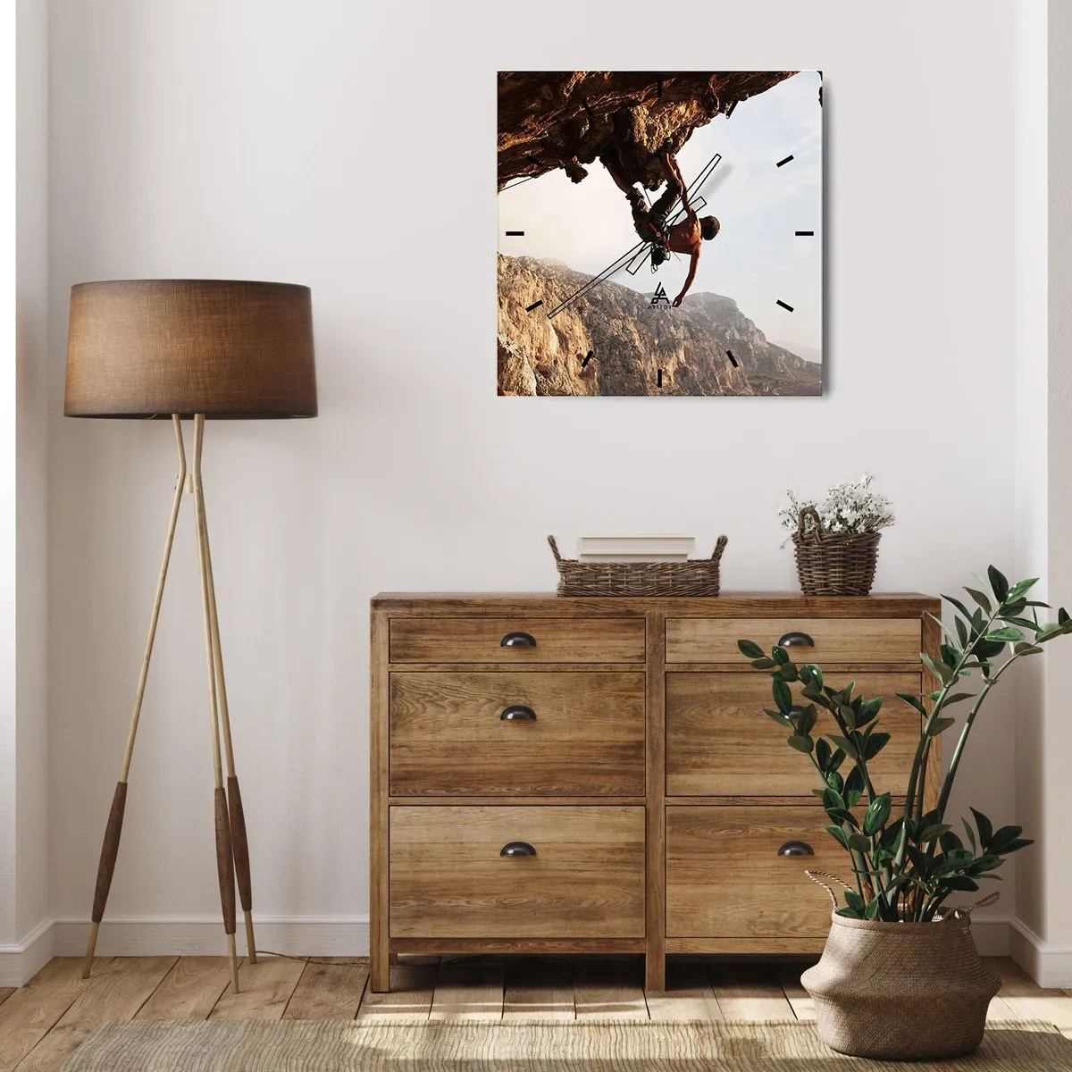 Falióra, Óra - A világ egy szikladarabon összezsugorodott egy kézben - 30x30 cm