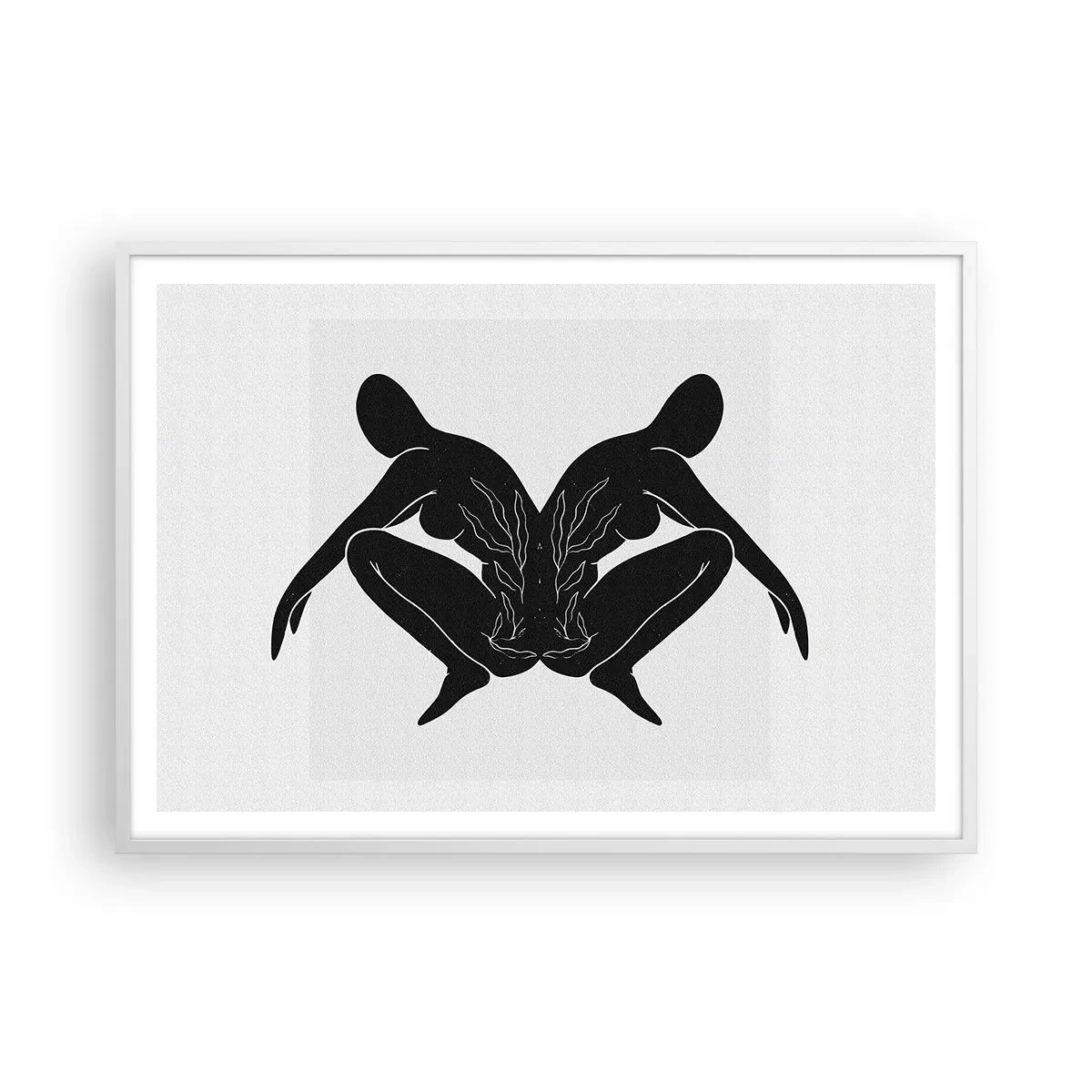 Poszter fekete keretben - Egy közös lélek - 100x70 cm