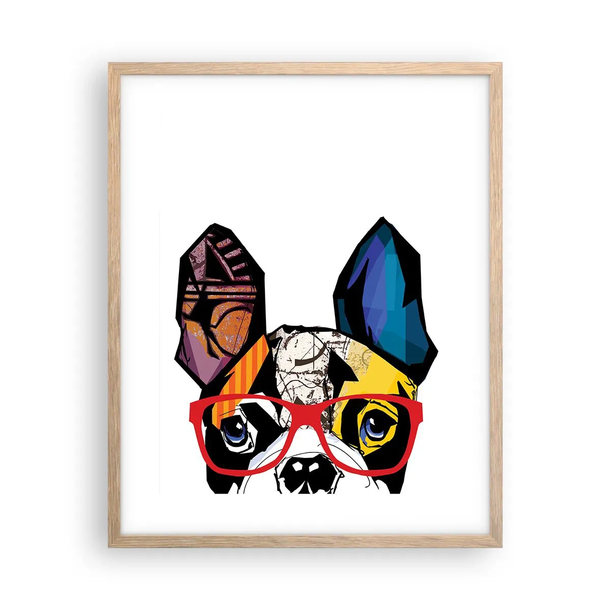 Poszter világos tölgy keretben - Értelmiségi - 40x50 cm